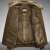 Men Cotton Jacket 2025 Retro Versatile Lamb Fleece Thickened Anti Cold Warm Collar Coat Outdoor Casual Winter Wear Cotton Jacket
