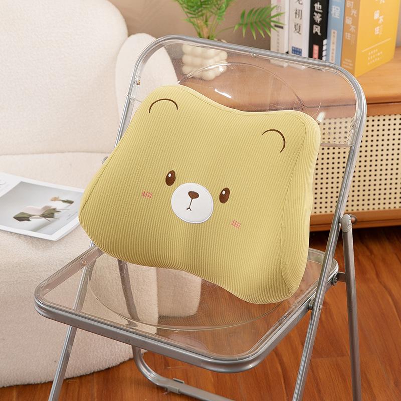 

Cute Rabbit Bear Waist Leaning on The Office Work Station for A Long Time Seating Artifact Seat Waist Support Cushion Plush Toy height 42 wide 33 thick 8cm