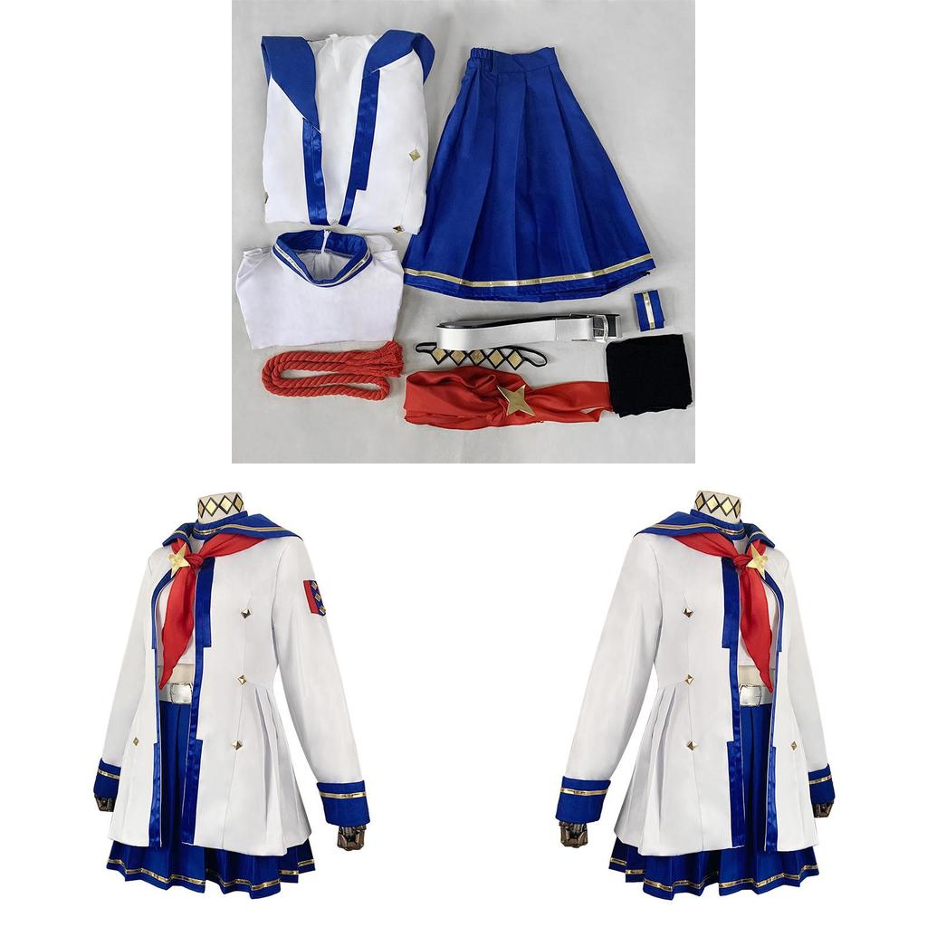 Pretty Derby Oguri Cap Cosplay Costume With Polyester Blend For Anime Role Play