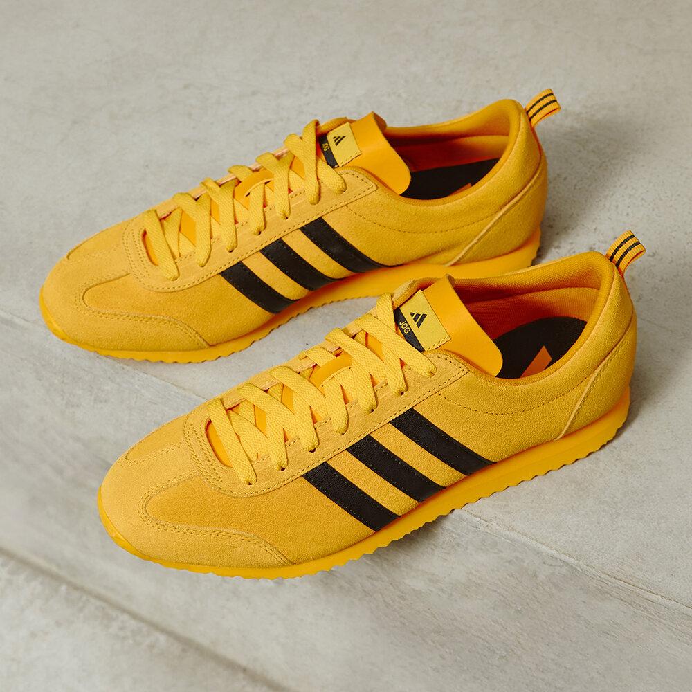 adidas VS JOG 2.0 Low Top Casual Shoes Unisex Yellow