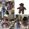 Adorable Leopard Print Teddy Bear Backpack For Children With Comfort Features
