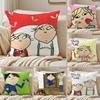 Süß Niedlich Britisch Anime CCharlie und Lola Anime Kissenbezug Kissenbezug Staubmilbenfrei Wohnzimmer Sofa Dekor Kissen Zimmer