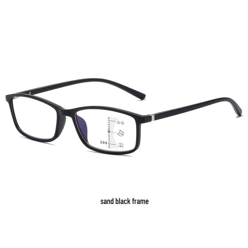 Compact High-Definition Anti-Blue Light Progressive Reading Glasses for Men - Suitable for Near and Far Vision