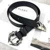 Special-shaped Double Snake Wound Horn Dragon Claw Buckle Design Sense Niche Belt Trousers Accessories Men's Belt Candle Dragon Belt