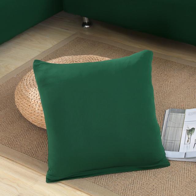 Housse de coussin unie Housse de coussin extensible pour canapé, meubles, voiture, décoration de maison Housse de coussin Décoration
