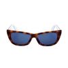 Ladies Brown Cat Eye Sunglasses Or0027