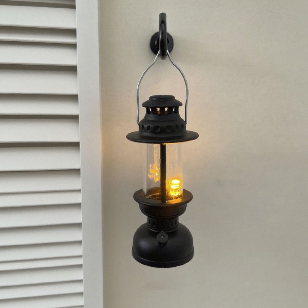 Kreative LED Elektronische Kerzenlicht Retro Outdoor Hängende Kleine Laternen Halloween Dekoration