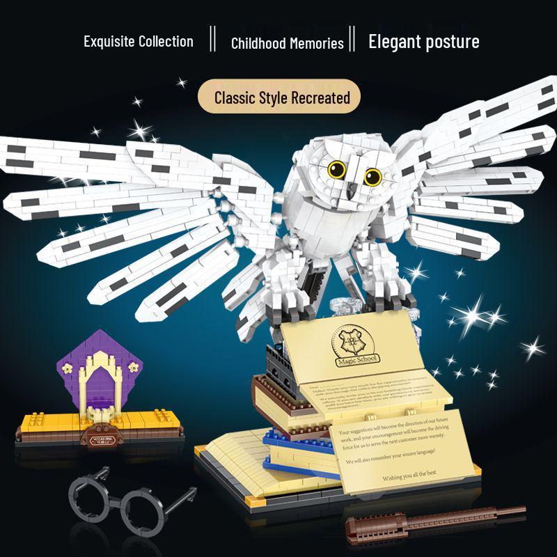 High-Quality Hedwig Owl Building Blocks Toy - Harry Potter Series