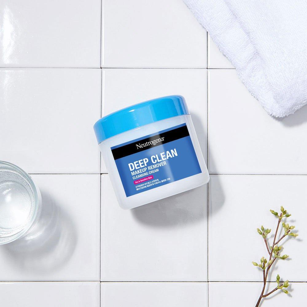 Neutrogena Deep Clean Cleansing Cream 285mL [Oil-free, Moisturizing, Hypoallergenic]
