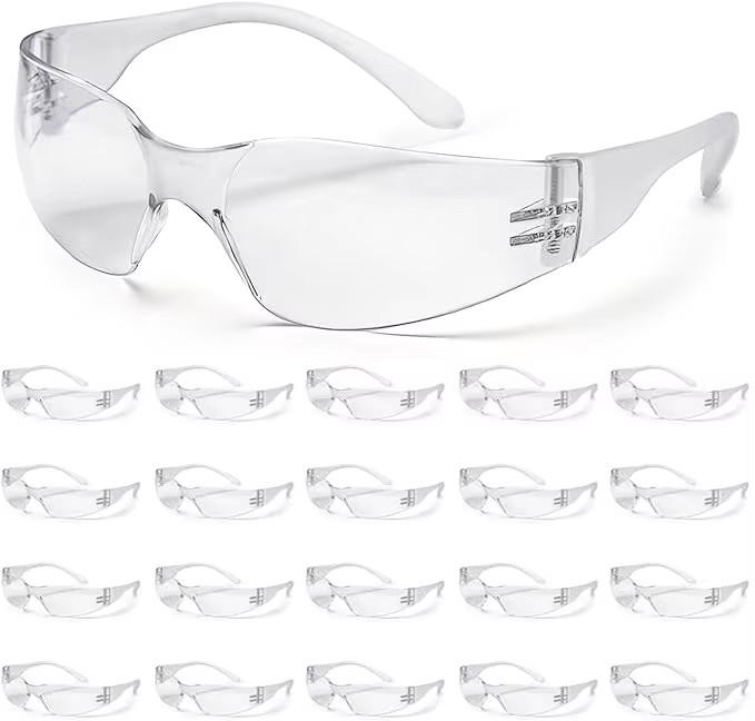 Clear Safety Glasses for Men Safety Goggles with Scratch Impact Resistant Meets Standard
