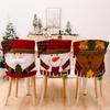 And Colorful Soft Christmas Chair Covers Adorned With Whimsical Snowman Reindeer