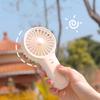 Maxiaoxia USB Handheld Fan - With Base - Vertical Blower - Mini Rechargeable And Easy To Store Small Fan Small Handheld Fan Rechargeable