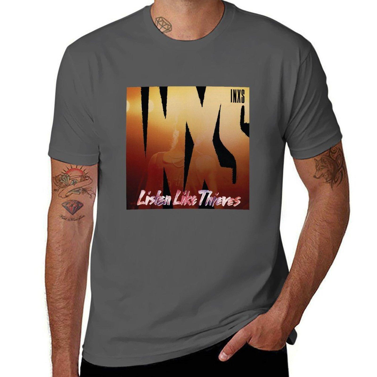 

NXS Listen Like Thieves 1 Album Cover TShirt Casual Daily Graphic Tee 4XL