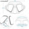 Professional Wet Low Volume Freediving Mask, Tempered Glass Dive Mask, J-Type Diving Mask, Snorkel Set, Diving, Swimming, Snorkeling, Mask