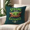 S-Star Wars-S G-Grogu Baby Yoda Kawaii cushion cover For Pillow Printing Sofa Decoration Home Car Room Office Nordic Simplicity