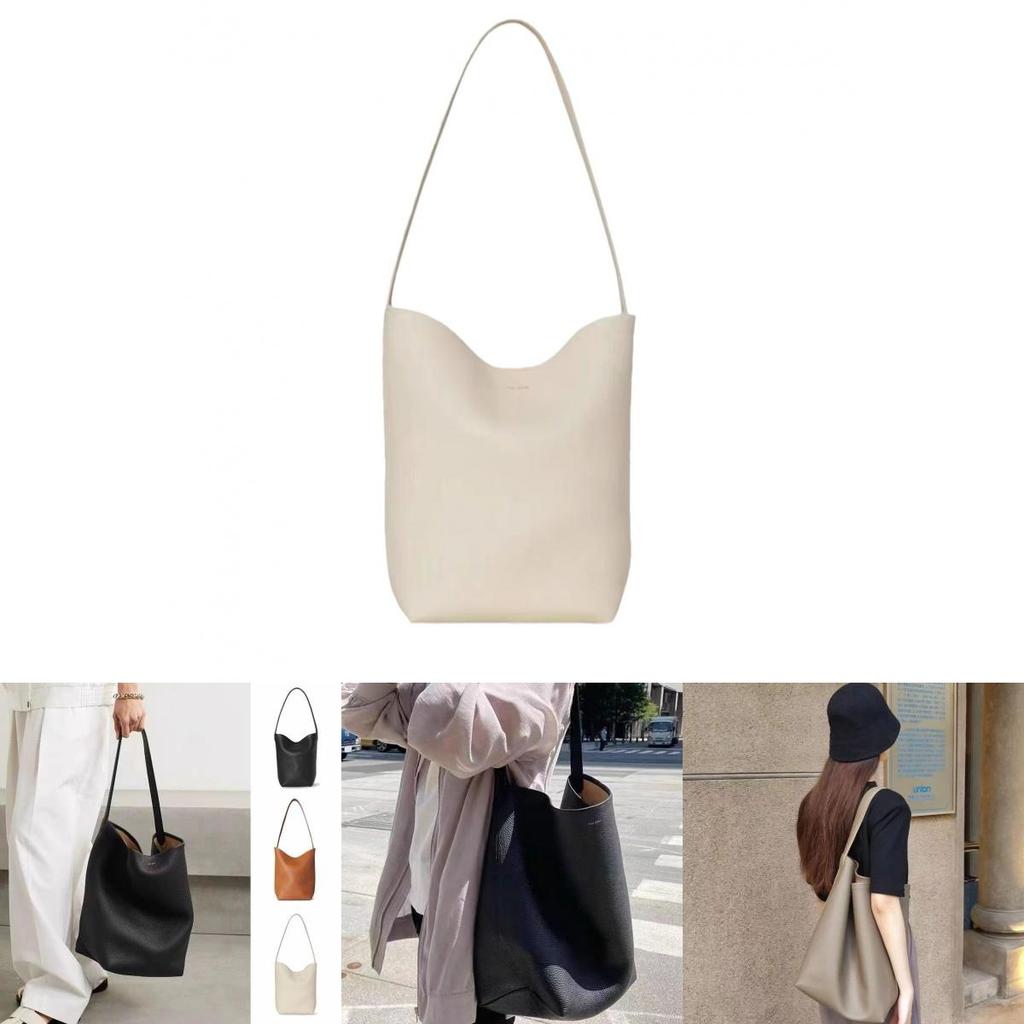 Elegante Borsa a Secchiello The Row in Vera Pelle per un Uso Quotidiano alla Moda