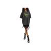 Coach Logo Animal Print Crew Neck Short Sleeve T-Shirt Unisex T-Shirts Gray CZ484-BLK