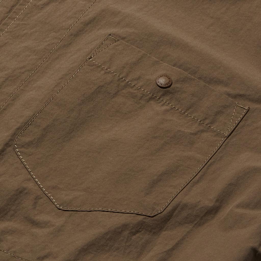 PENFIELD Cn Open Collar Half Shirt Dress Beige_Fr2Ws50F