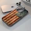 Usa National Flag Phone Case For IPhone 17 Case For IPhone 13 16 15 14 12 17 Pro Max XR  7 8 SE Aesthetic Floral Cover Funda