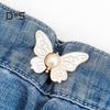 Kalhoty Pas Utahováky Bez šití Motýl Květinové Knoflíky Spony Nastavitelná Spona do Pásku Prodloužení Pasu Kalhot Klip na Pas pro Volné Džíny Sukně