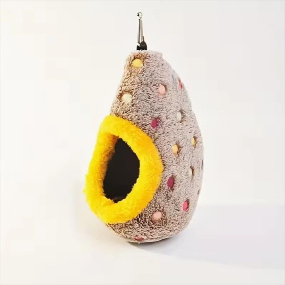 Winter Egg-Shaped Bird Nest Thickened Hanging Parrot Nest Cockatiels and Lovebirds Warmth Cotton Nest Suitable for Small Pets