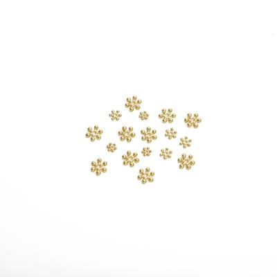 Kupfer Schneeflocken Trennzeichen Anhänger für DIY Schmuckherstellung 10 Stück
