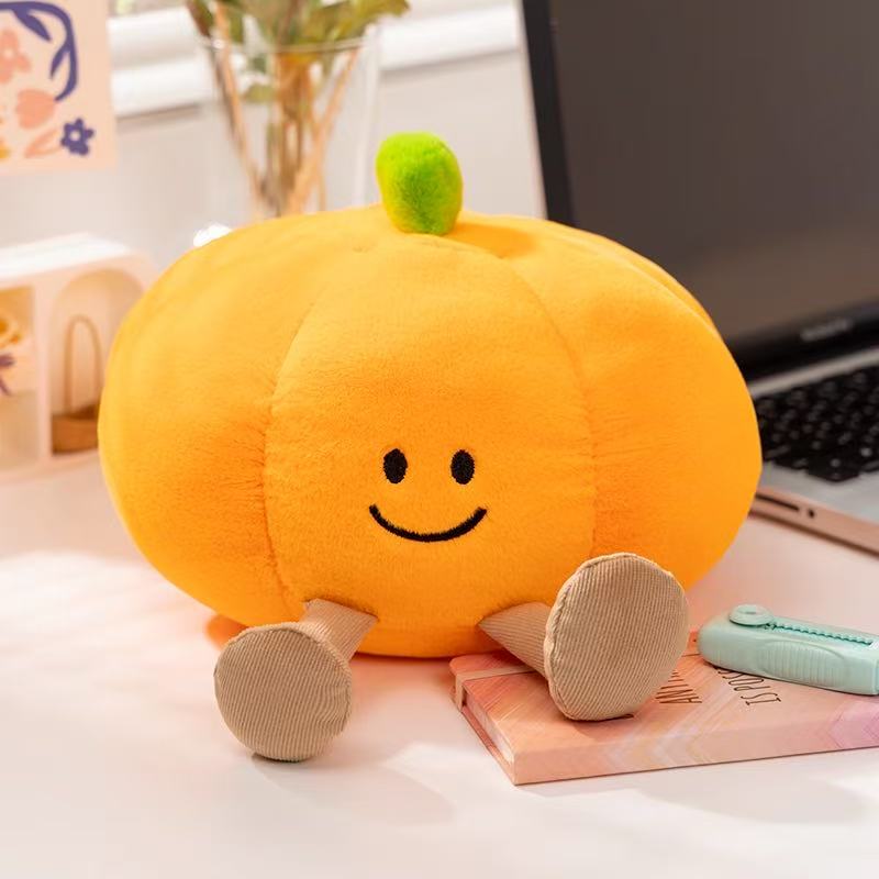 Ultima Bambola Zucca Fantasma di Halloween Peluche Giocattolo Bambola Fatta a Mano Cartone Animato Anime Carino Regalo di Compleanno per Amici Bambola Divertente