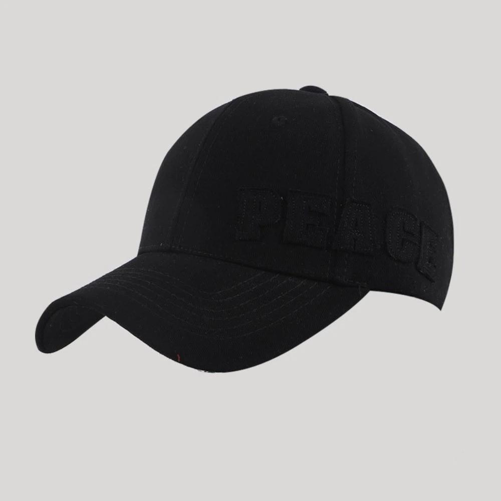 Large Head Size Snapback Hat Adjustable Soft Top Hat Letter Embroidery Baseball Cap  All Seasons
