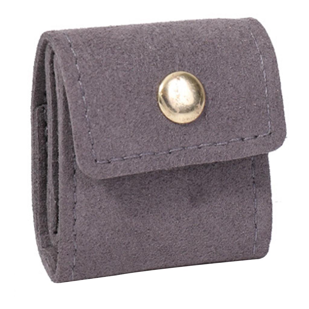 Small Travel Jewelry Organizer Case Compact Travel Jewelry Roll Bag for Rings Earrings Necklaces Gifts for Girl Women