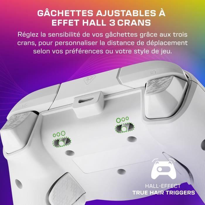 Herní ovladač - Xbox Series X|S, Xbox One a PC - Afterglow Wave - RGB - Kabelový - Bílý - TURTLE BEACH
