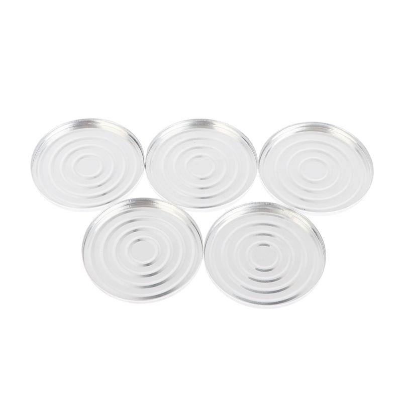 Leere magnetische Kosmetik-Palette Halterbox mit Spiegel Runde Gitter 60 mm Platte Lidschatten Rouge Lippenstift DIY Puder Make-up Box