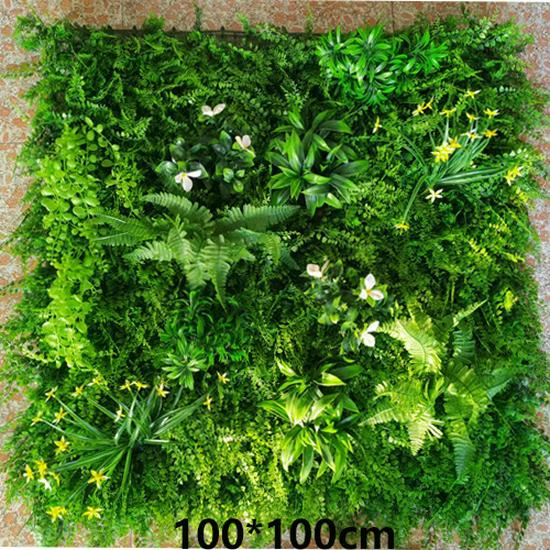 Flame-Retardant Green Wall: Anti-Aging Lawn Decoration for Malls & Backgrounds