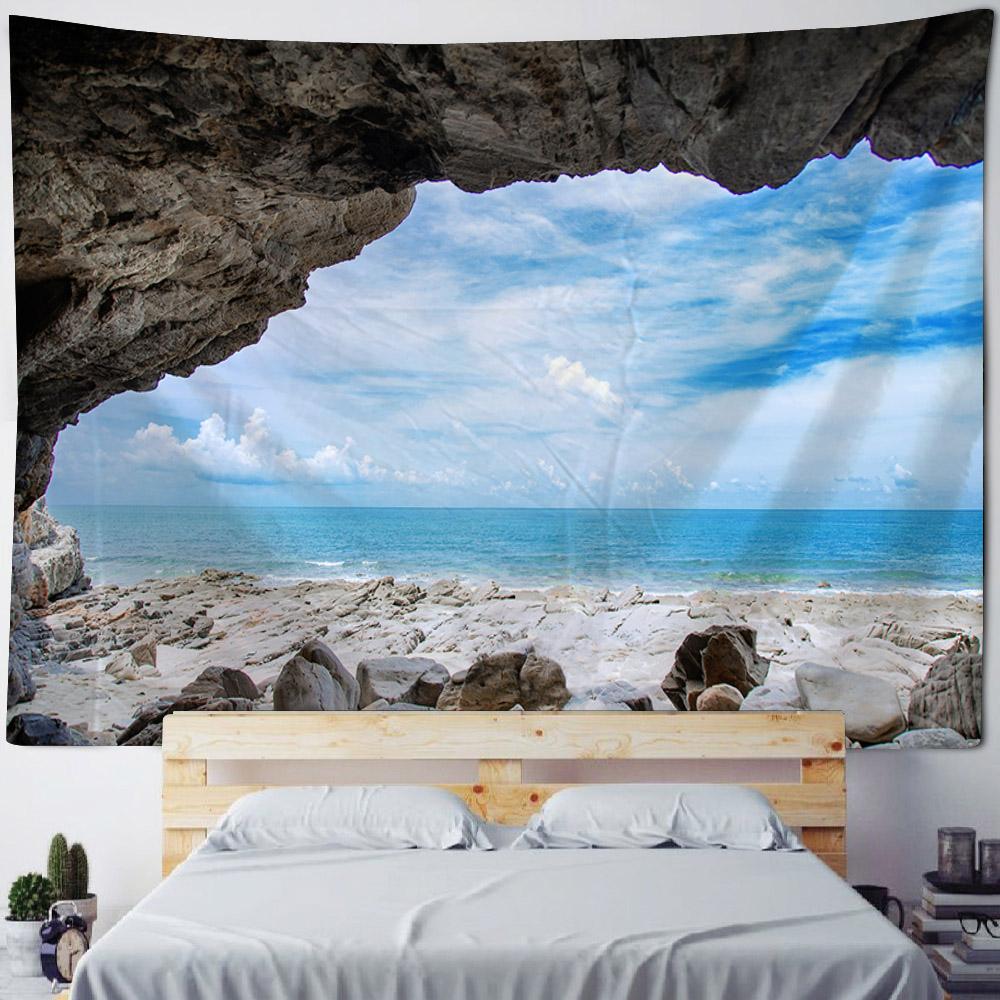 Bedroom Living Room Wall Tapestry Home Decoration Aesthetics Landscape Wall Mounted Background Poster Mural Hanging Cloth