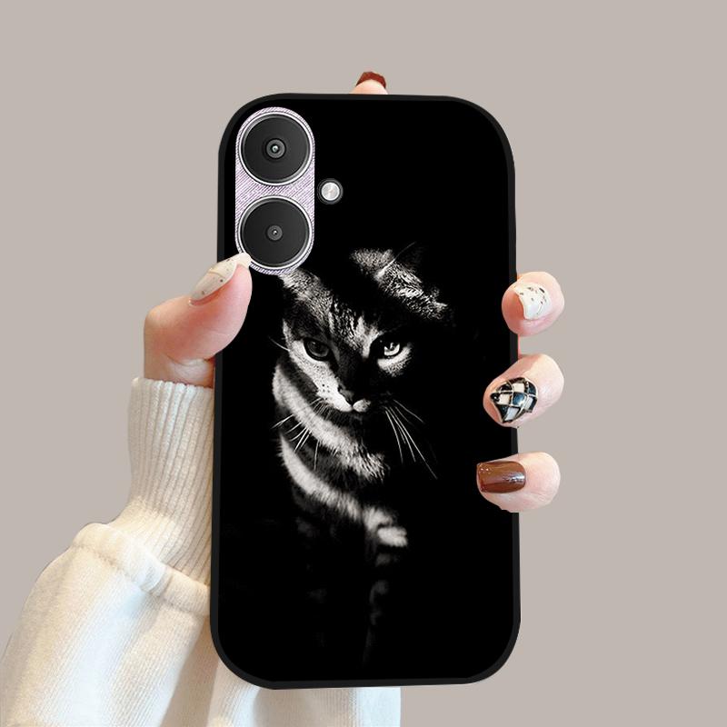 For Xiaomi Poco M6 5G Case 23128PC33I Silicone TPU Soft Phone Cover Cases For Redmi 13C 13R 5G Fashion Protective Fundas Shells