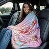 K-Pop Throw Blanket Lovely Rumi Mira Zoey Printed Fleece Blanket for Adult Quality Super Warm Blanket for Travel Picnic Home