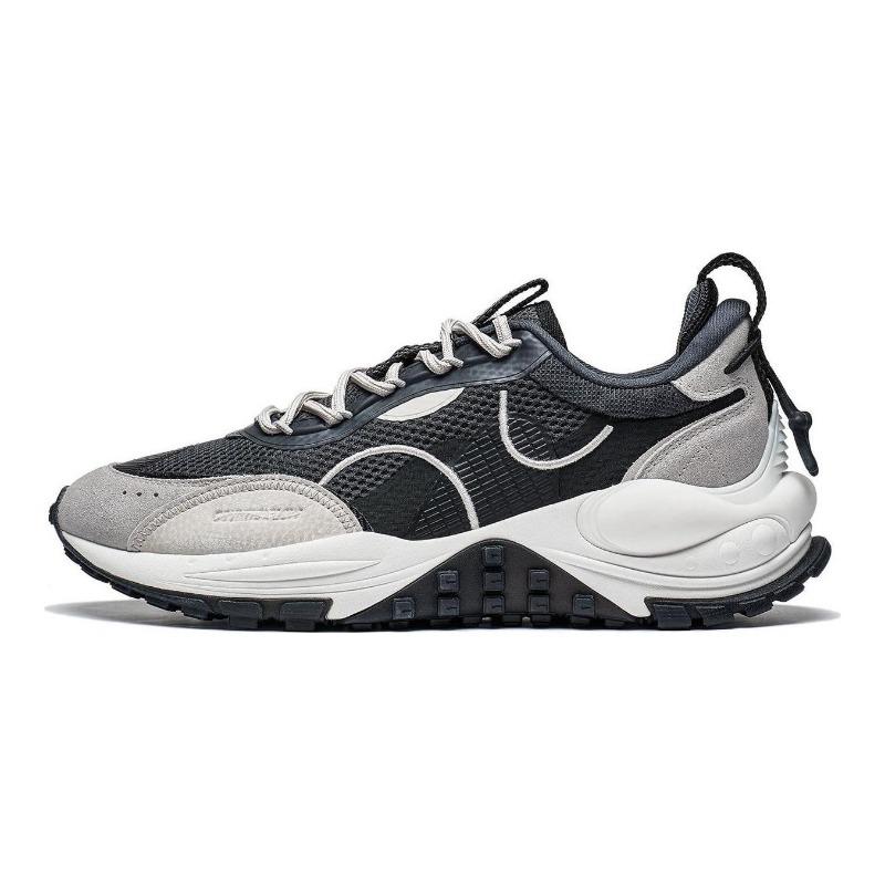 Li-Ning CF Star Track Men Low Casual Shoes Black Gray AGLT073-3 40