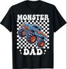 Monster Truck Dad Family Matching Monster Trucks Birthday T-Shirt