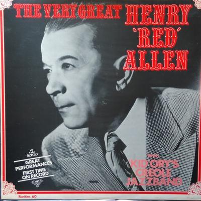 LP Schallplatte HENRY "RED" ALLEN, KID ORY & HIS CR - The Very Great Henry "Red" Allen 60 Rarities 1979 Dänemark Jazz Gebraucht