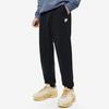 Fila Fusion Solid Color Loose Fit Knit Casual Pants Men bottoms Deep-Black T11M243604F-BK