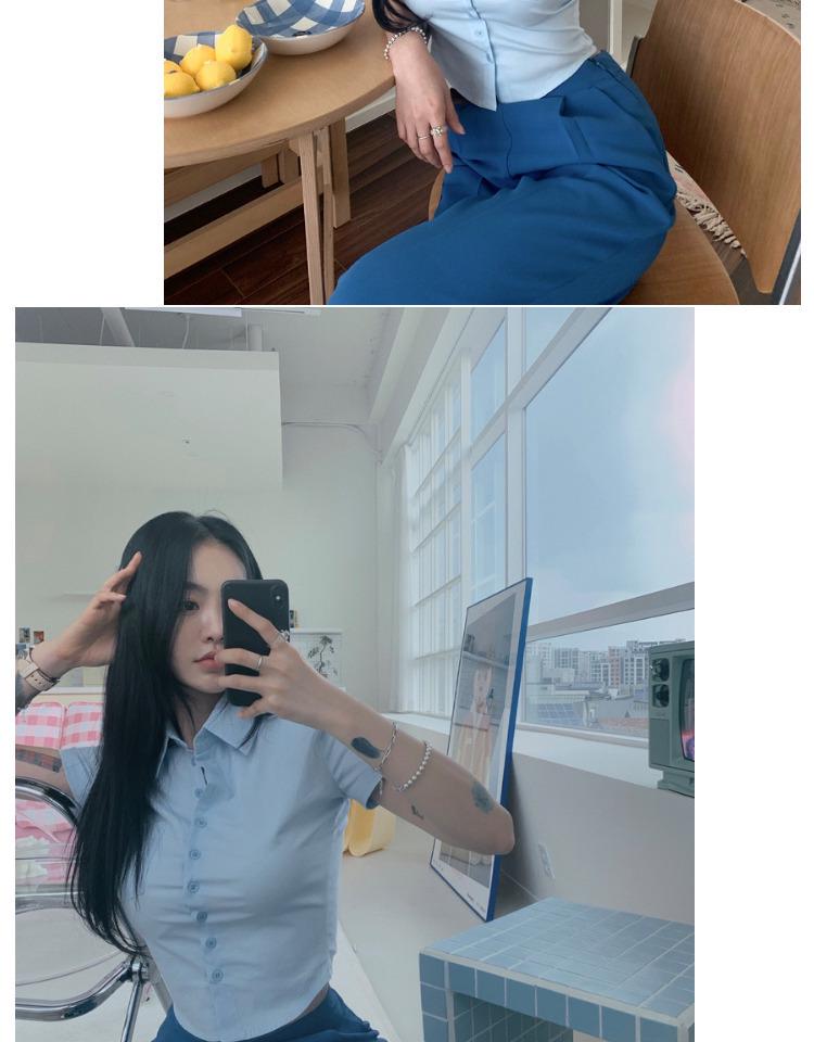 Pure Desire Slim Fit White Shirt: Sexy, Waist-Cinched, Short Summer Top for Women 2025