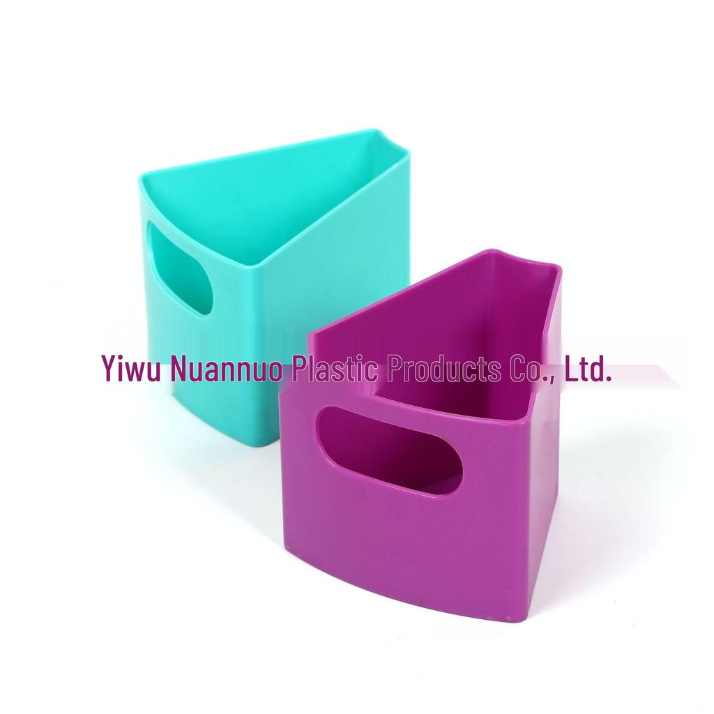 12-Inch Rotatable 9-Grid Pen and Brush Holder for Home or Office.
