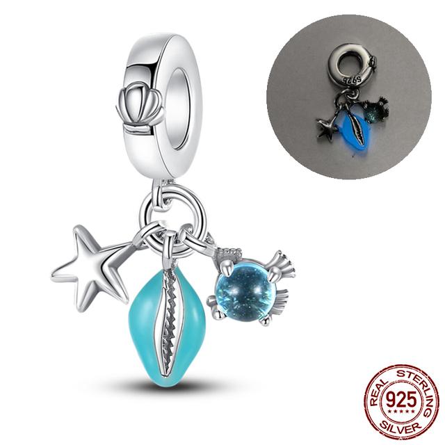 925 Silber Glänzende Bunte Charms Perlen Sonnenblume Schmetterling Sonne Anhänger Fit Armband Diy Schmuck