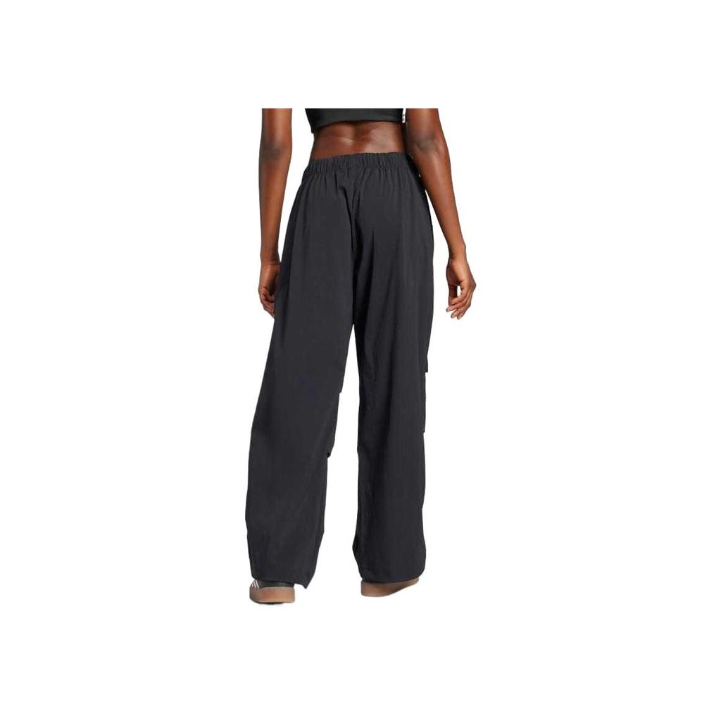 adidas Damen Essentials Ripstop Fallschirmhose Schwarz Damen Streetwear JD0785