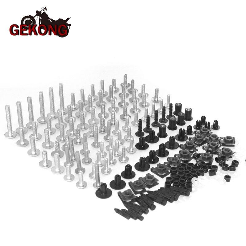 Aluminum Motorcycle Fairing Screws Nuts Kit Moto Body Work Bolts Screw Fit For Aprilia rs 125 rsv4 rs4 tuono v4 1100 Buell xb12