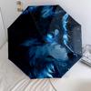 Wolf  Pattern, Automatic Folding Umbrella, Portable and Foldable Design, 8 Ribs, a Christmas or Birthday Gift.