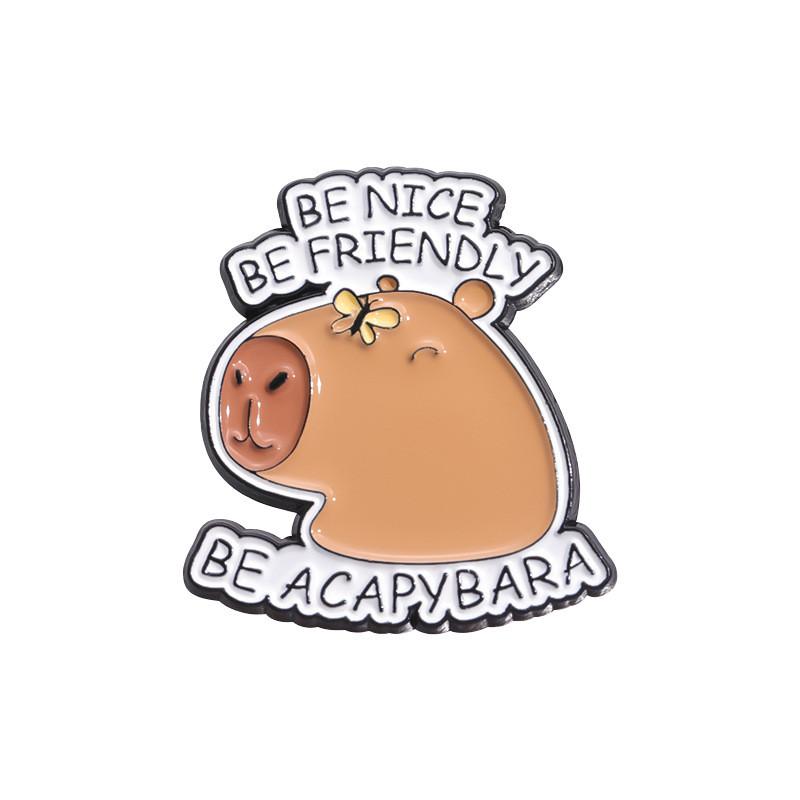 Animal Versatile Capybara Pins Set Perfect For Collectors Looking For Unique Pieces Decorative