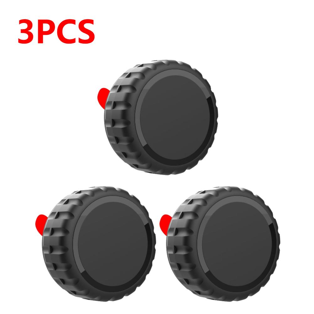 1-5X Protective Case for Air Tags Waterproof Cover Holder with Adhesive Sticker Compatible with AirTag for Bike Wallet Suitcase