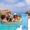 PVC Aufblasbarer Pool Spieltisch Schwimmkörper Spaß Poolparty Spieltisch Aufblasbarer Pool Pong Tisch Poolspiele Matratze 150x58x10cm