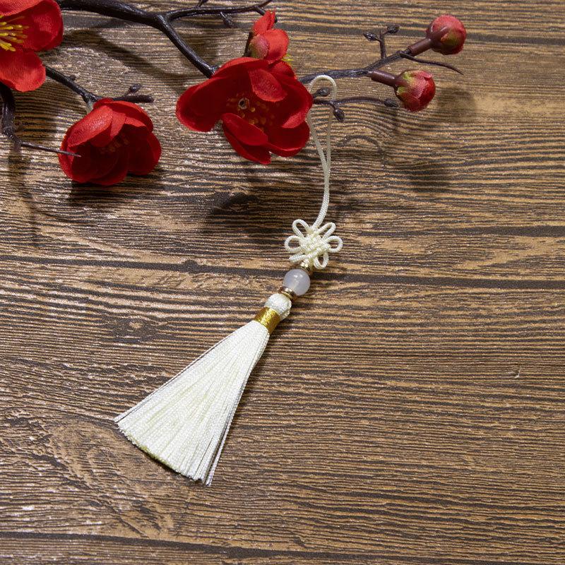 Čínský uzel Třásně Třásně Polyesterové Třásně Národní styl DIY Závěsná Třásně Záložka USB Disk Sáček Sáček Příslušenství