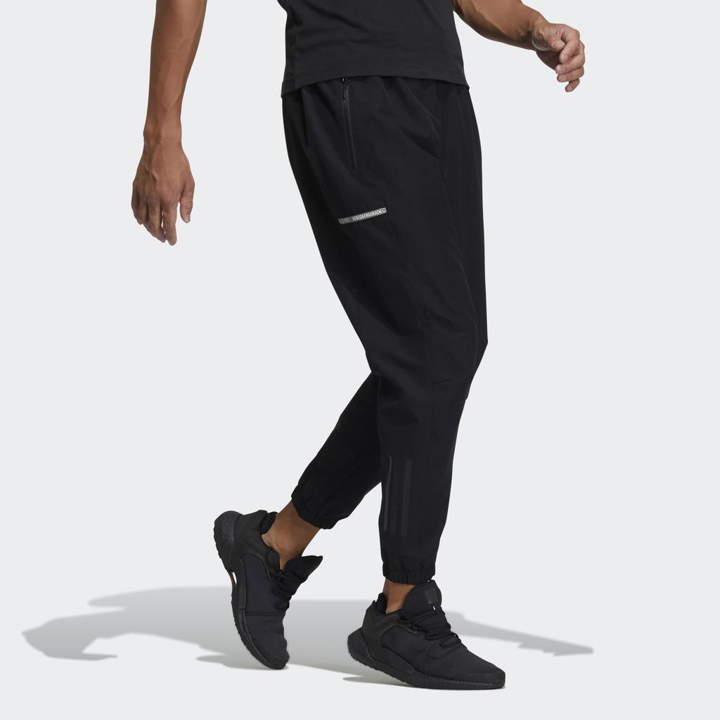 adidas Th Pnt Wv Id Outdoor Sports Bundle Feet Woven Long Pants Black Men's GP0958